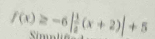 f(x)≥ -6| 1/a (x+2)|+5 m li é