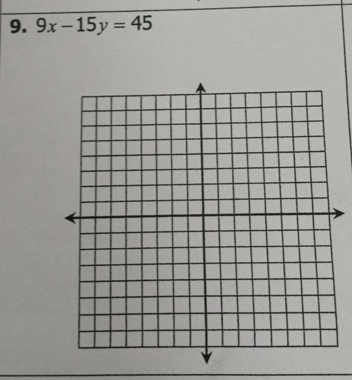 9x-15y=45