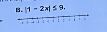 |1-2x|≤ 9.