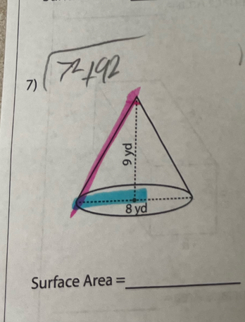 Surface Area =_