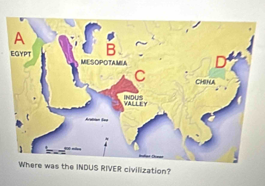 Where was the INDUS RIVER civilization?