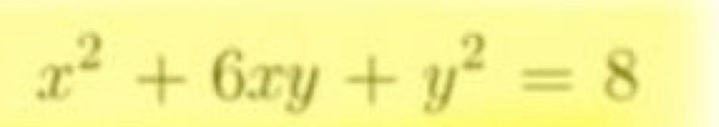 x^2+6xy+y^2=8