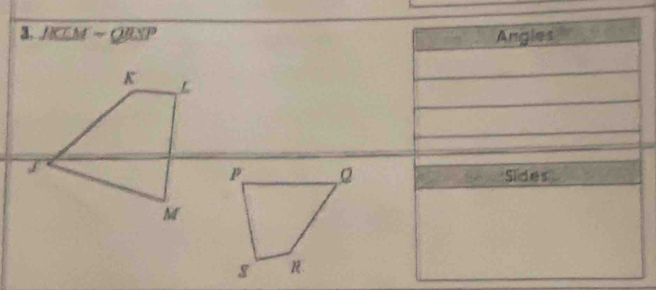 HCEM — QRSP Angles
K L 
Sides
M