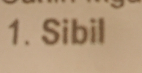 Sibil