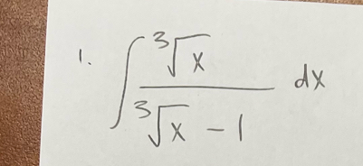 ∈t  sqrt[3](x)/sqrt[5](x)-1 dx