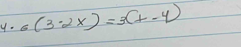 6(3-2x)=3(+-4)