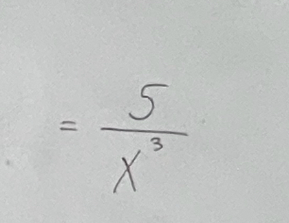 = 5/x^3 