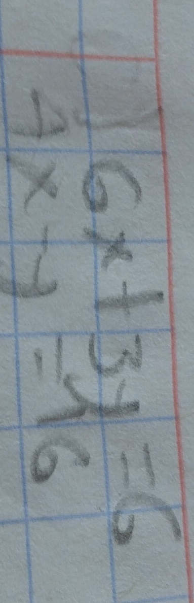 beginarrayr |6x+3y=6 4x-y=16endarray