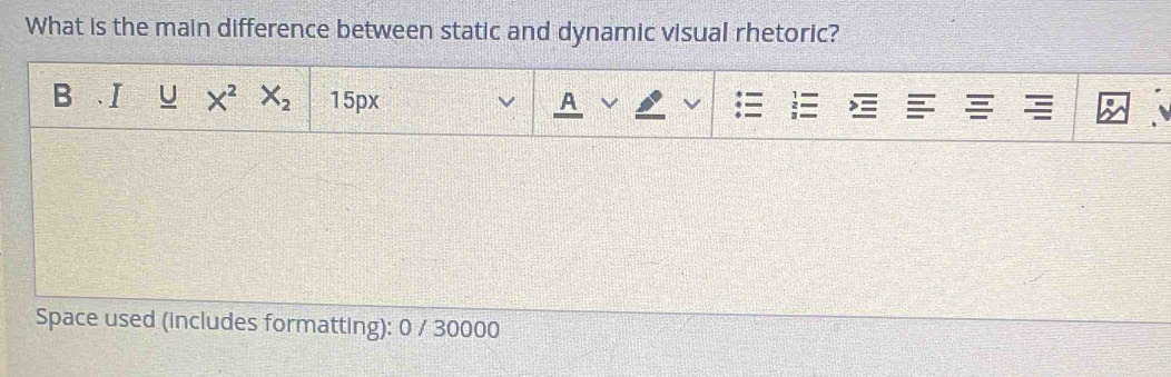 Solved: What is the main difference between static and dynamic visual ...