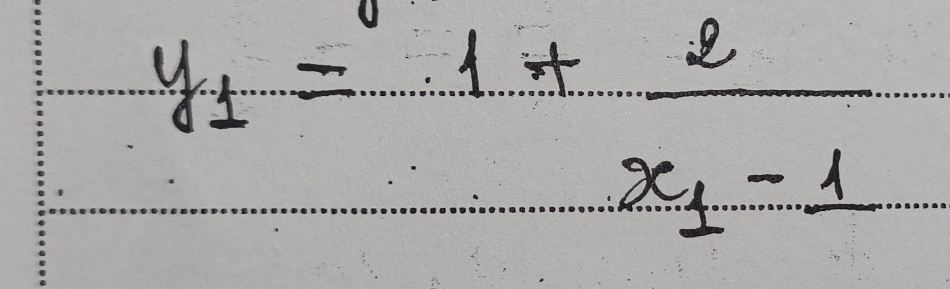 y_1=1+frac 2x_1-1