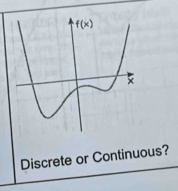 Discrete or Continuous?