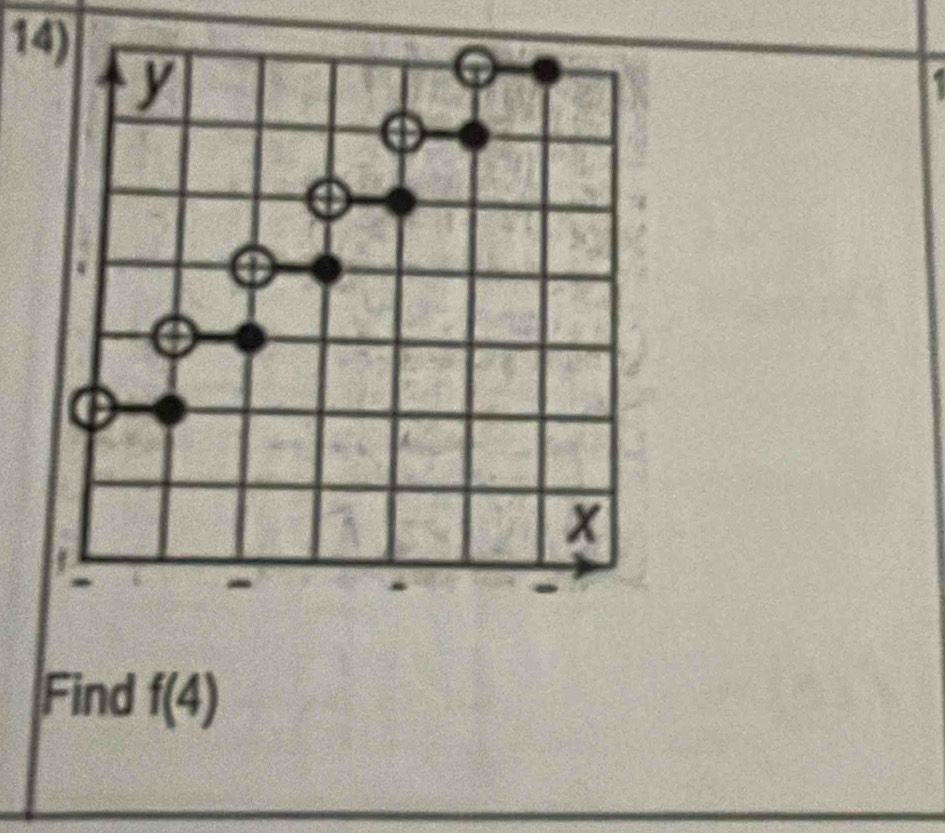 Find f(4)