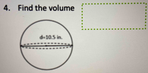 Find the volume