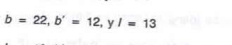 b=22, b'=12, y'=13