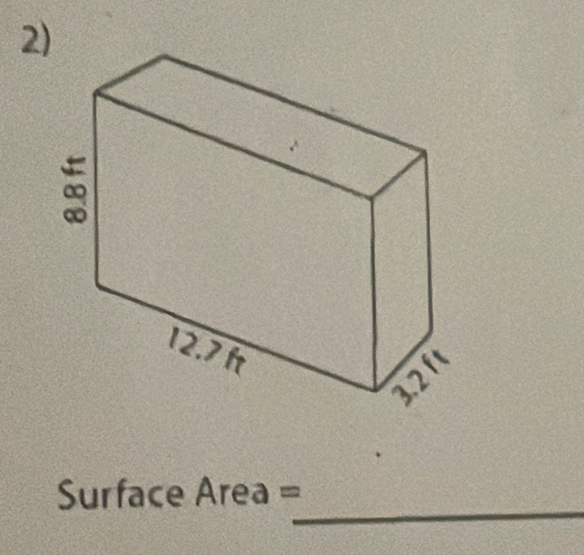 ∞
12.7 f
_ 
Surface Area=