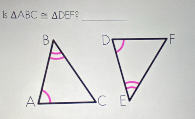 Is △ ABC≌ △ DEF 2_