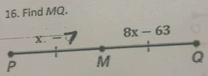 Find MQ.
Q