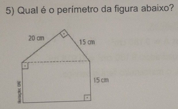 Qual é o perímetro da figura abaixo?