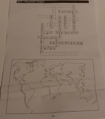 O10 - Mountain ranges
14