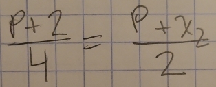  (p+2)/4 =frac p+x_22