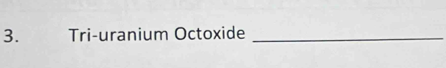 Tri-uranium Octoxide_