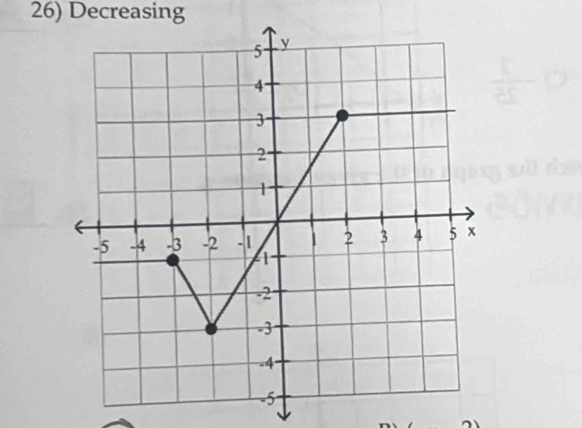 Decreasing