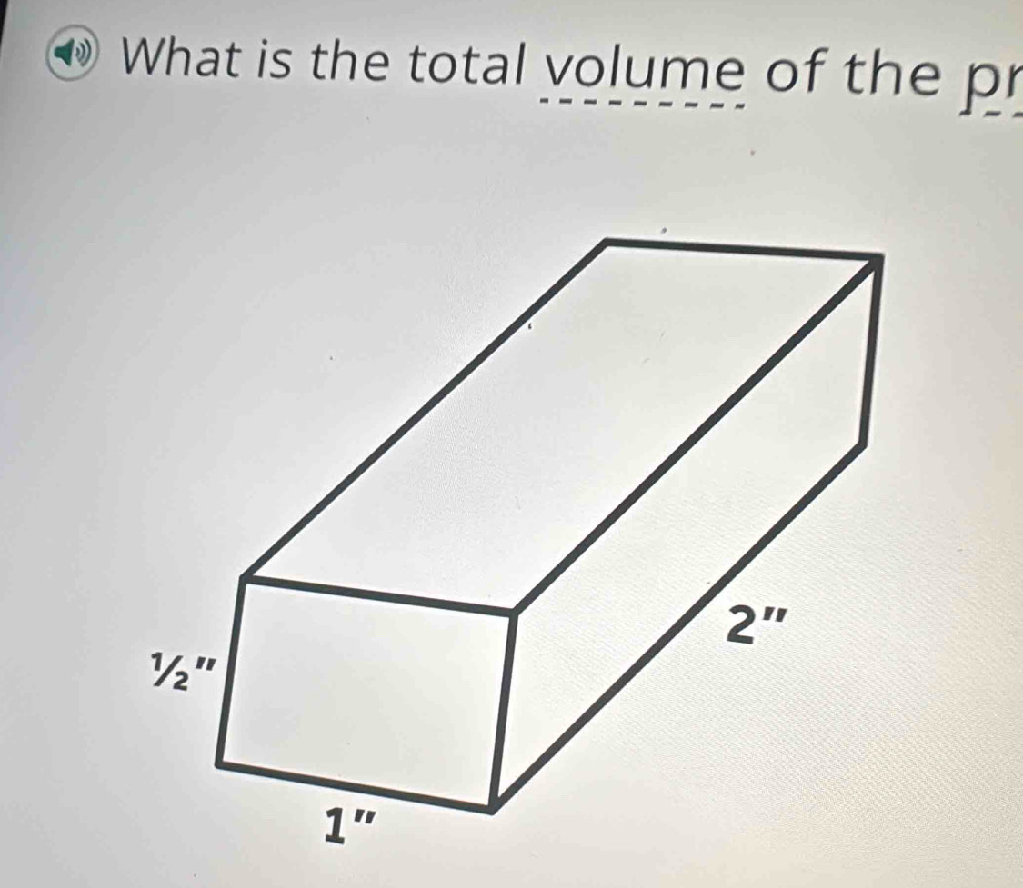 What is the total volume of the pr