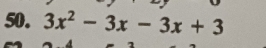 3x^2-3x-3x+3