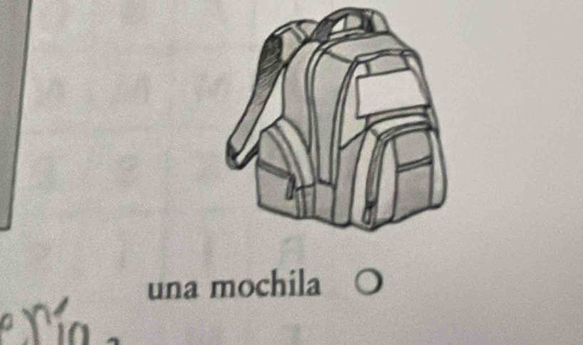 una mochila