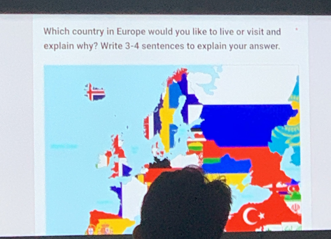 Which country in Europe would you like to live or visit and 
explain why? Write 3 -4 sentences to explain your answer.