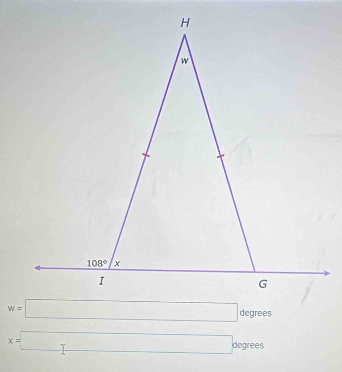 degrees
x=□ degrees