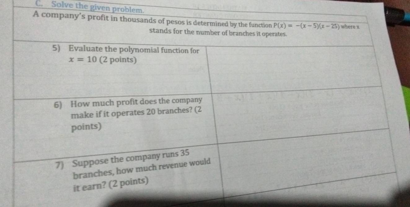 Solve the given problem.