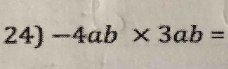 -4ab* 3ab=