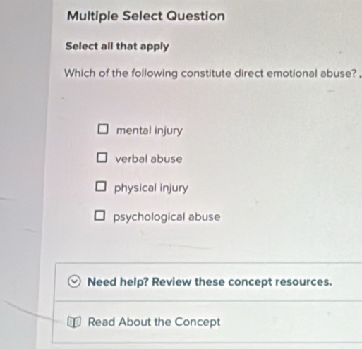 Solved: Multiple Select Question Select all that apply Which of the ...