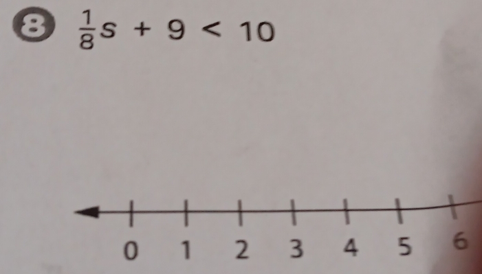 8  1/8 s+9<10</tex>