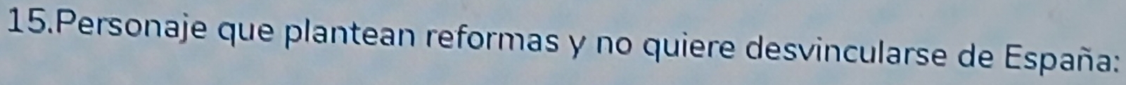 Personaje que plantean reformas y no quiere desvincularse de España: