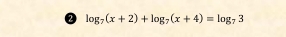 2 log _7(x+2)+log _7(x+4)=log _73