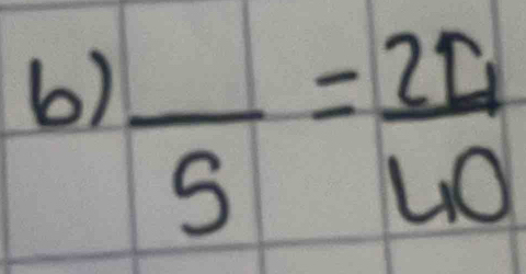 frac 5= 2π /40 