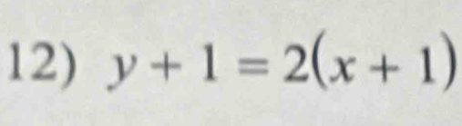 y+1=2(x+1)