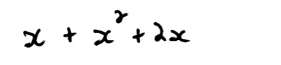 x+x^2+2x