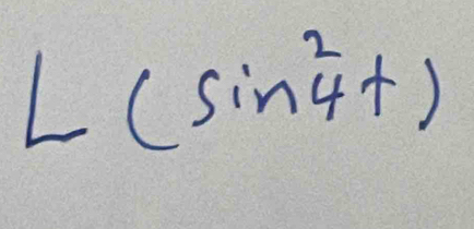 L(sin^24t)