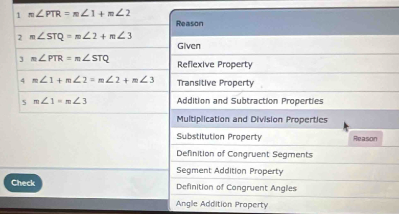 Angle Addition Property