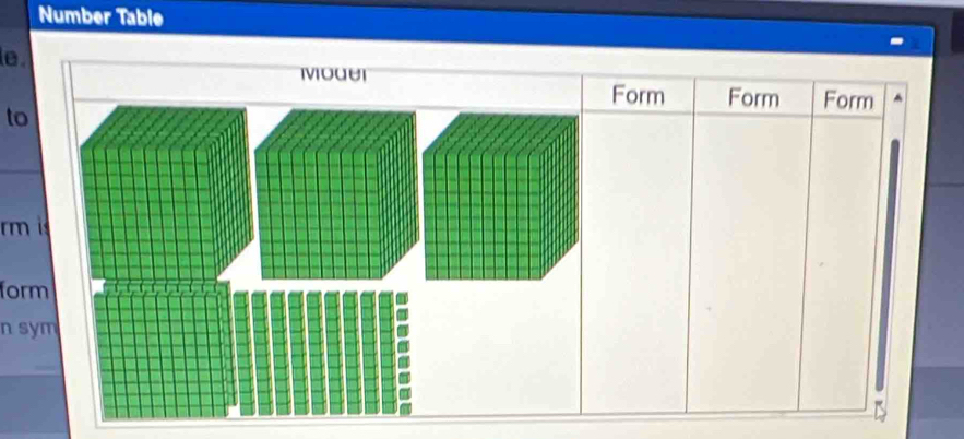Number Table 
e . 
to
rm is 
form 
n sym