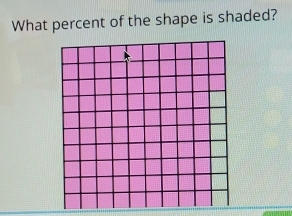 What percent of the shape is shaded?