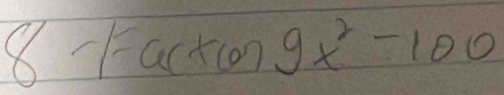 8-1=ac+cos ^(gx)^2-100