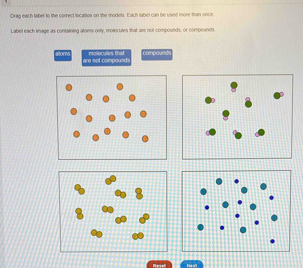 Solved: Drag each label to the correct location on the models. Each ...