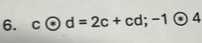 cotimes d=2c+cd;-1 4