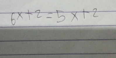 6^(x+2)=5x+2