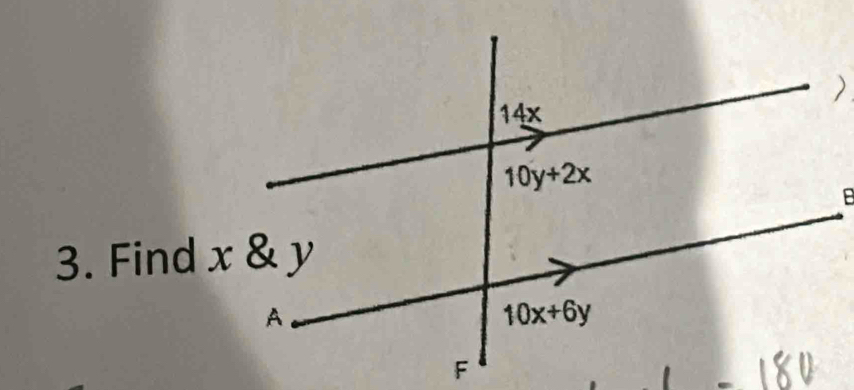 Find x & y