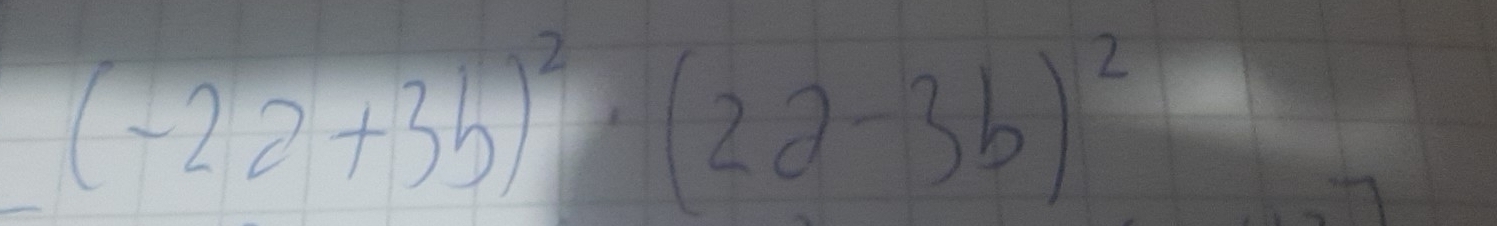 (-22+3b)^2· (22-3b)^2